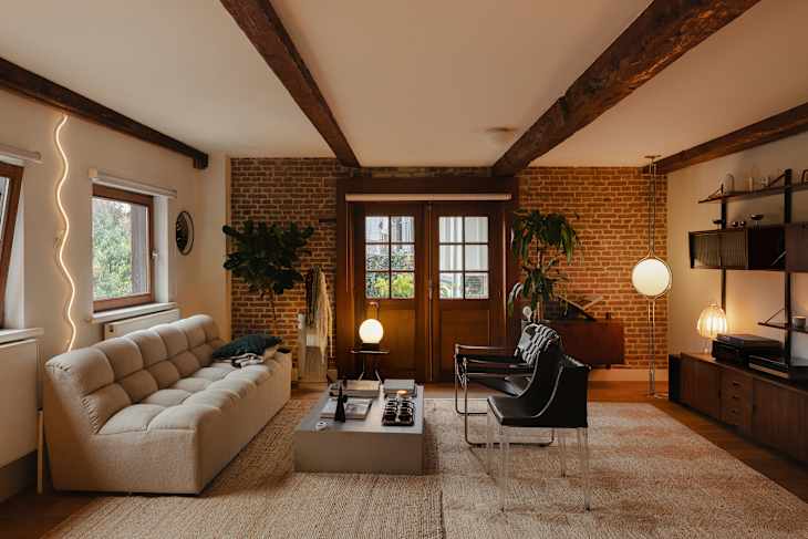 Thumbnail for Minimalist Apartment Living Room Design Inspiration With Limited Color Palette